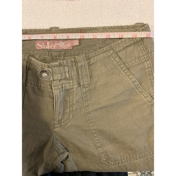 Low Rise Khaki Pants Convertible Capri - Picture 5 of 7